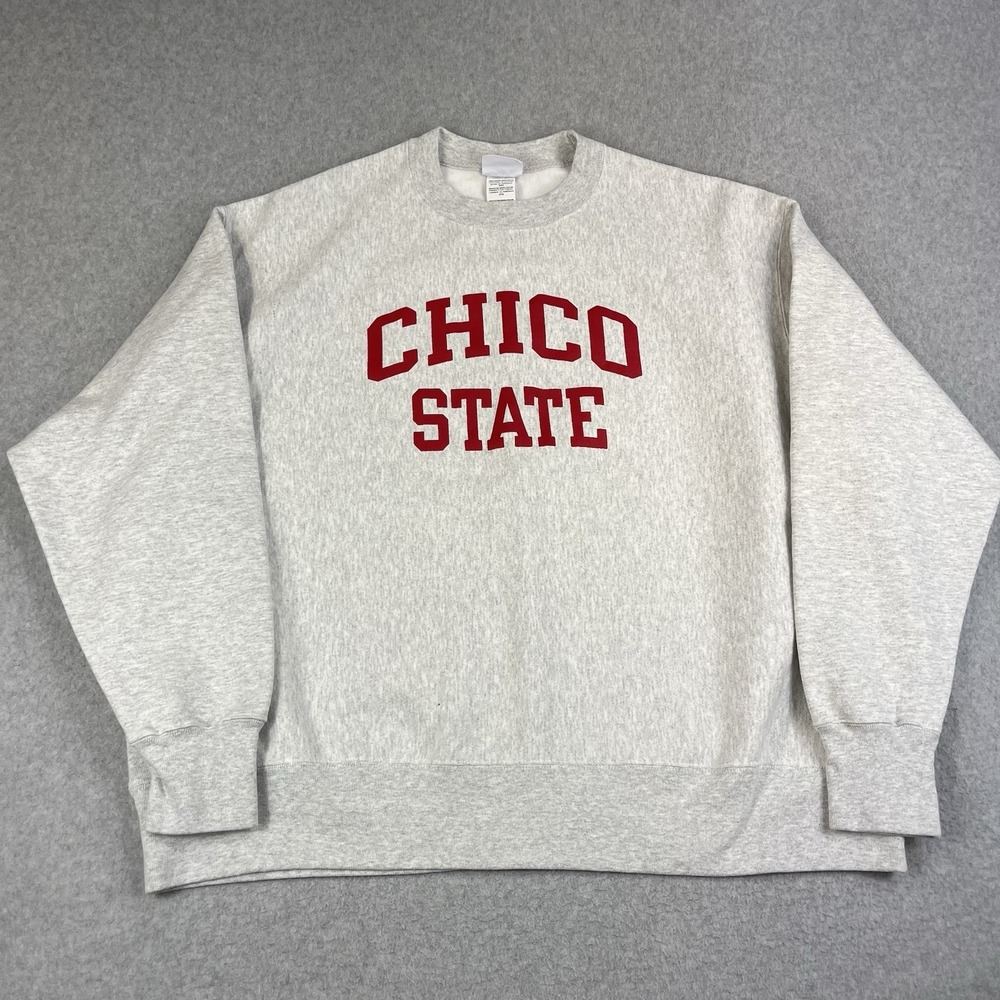 Vintage 90's Champion Reverse Weave Chico State Sweatshirt Mens 3XL XXXL